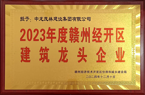 2023年贛州經開區建筑龍頭企業